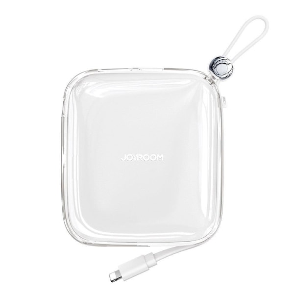 Joyroom powerbank 10000mAh Jelly Series 22.5W with built-in Lightning cable white (JR-L003) White