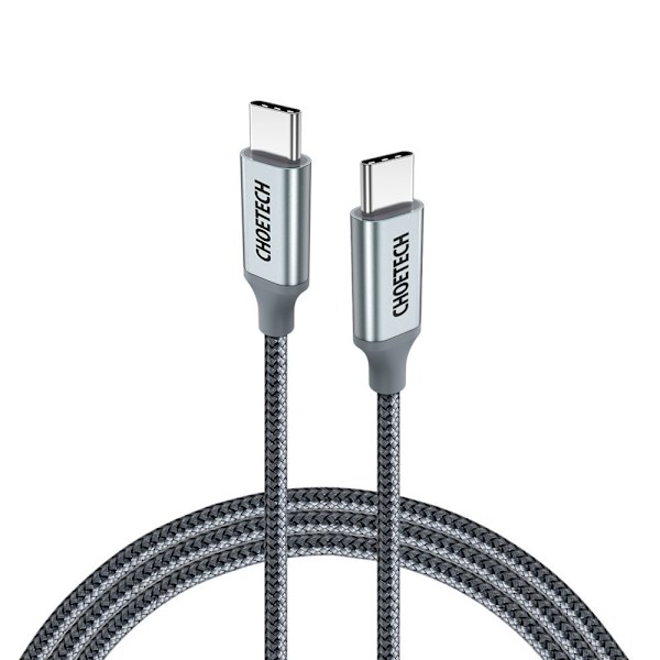 Choetech XCC-1002-GY USB-C - USB-C PD QC cable 100W 5A 480Mb/s 1.8m - gray Gray