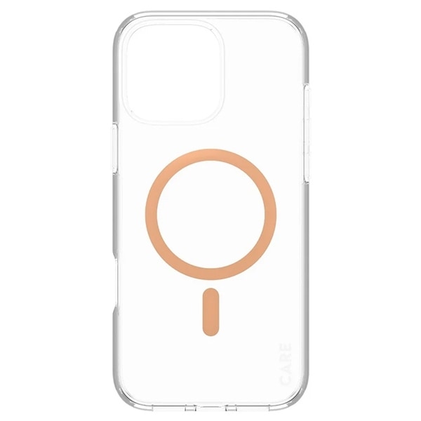 CARE by PanzerGlass Flagship Case iPhone 16 Pro Max 6.9&quot; peach/peachy MagSafe 1376 Orange