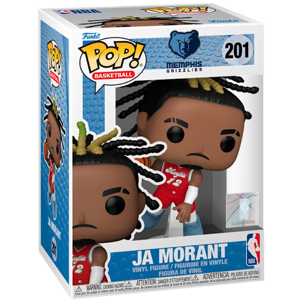 POP figure NBA Memphis Grizzlies Ja Morant multifärg