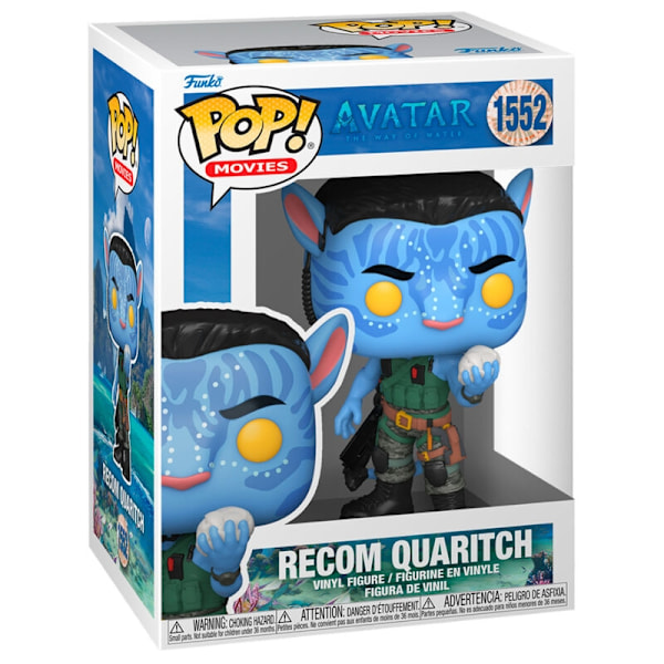 POP figure Avatar The Way of Water Recom Quaritch Multicolor