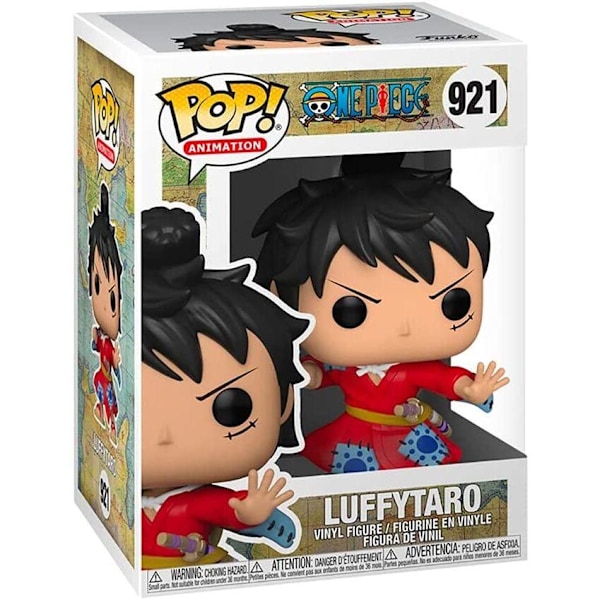 POP figure One Piece Luffy in Kimono multifärg