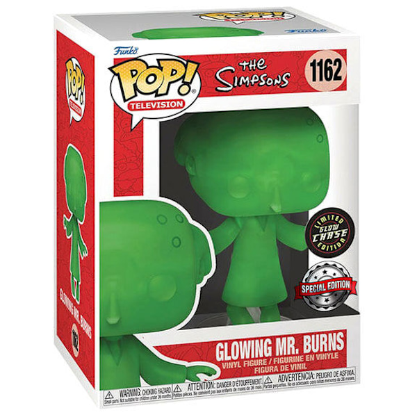 POP-hahmo Simpsons Glowing Mr.Burns Exclusive Chase Multicolor