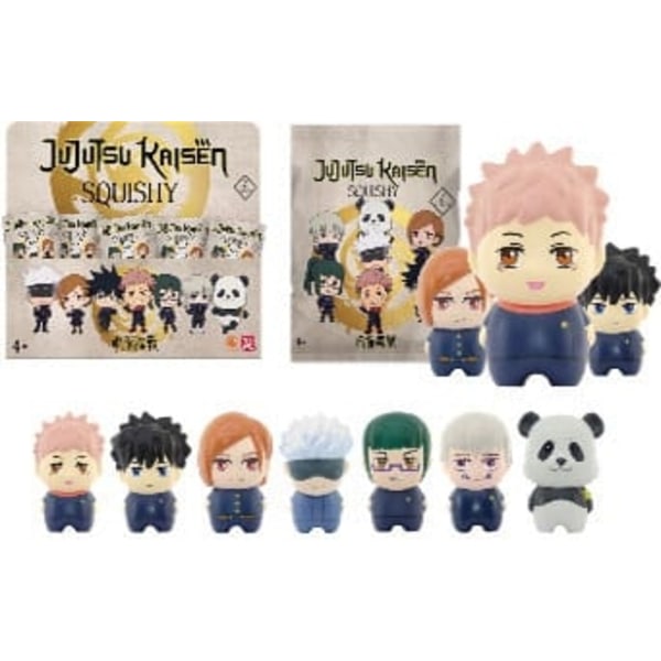 Jujutsu Kaisen Squish Hero Anti-Stress Figures 8 cm Display (12) Multicolor