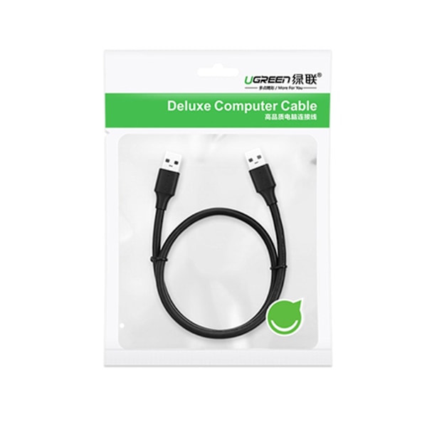 Ugreen USB cable - USB 2.0 480Mb/s 0.25m black (US102) Black