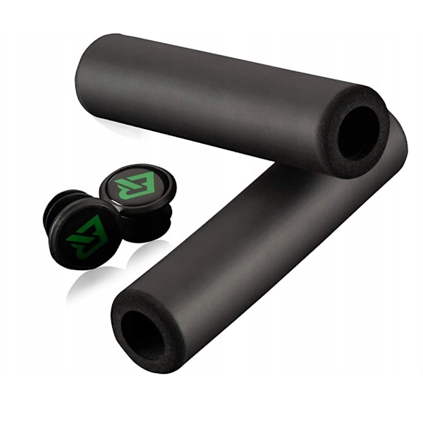 Rockbros GMBT1001BK bicycle grips made of silicone foam - black Black