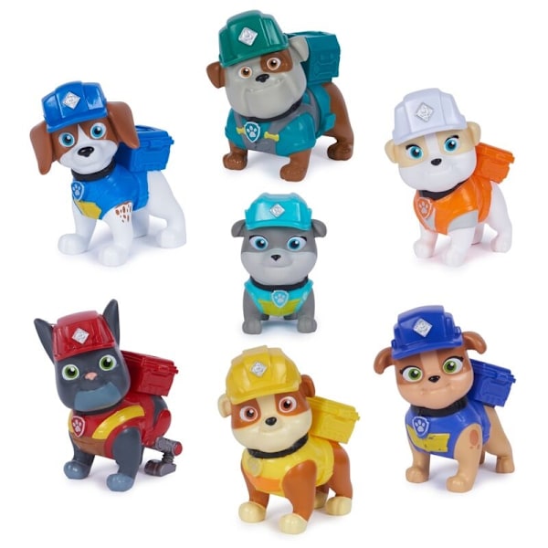 Paw Patrol Rubble &#38; Crew pack 7 figures Multicolor