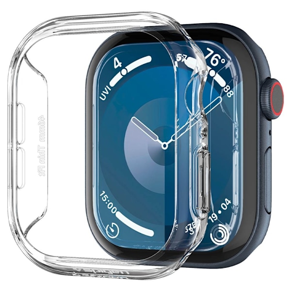 Spigen Thin Fit Case for Apple Watch 10 46mm - Clear Transparent