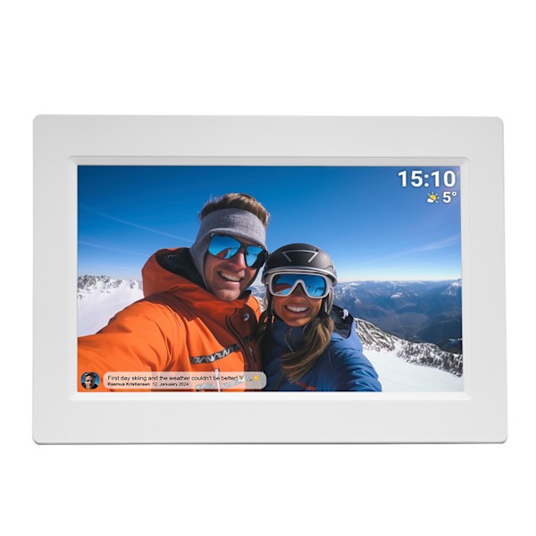 Denver Frameo PFF-1015W 10.1" Digital Frame - White White