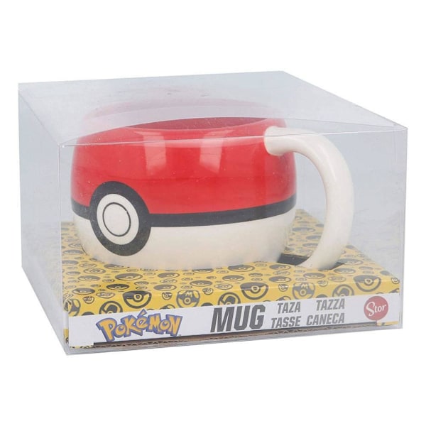 Pokemon 3D Mug Pokeball 445 ml Multicolor