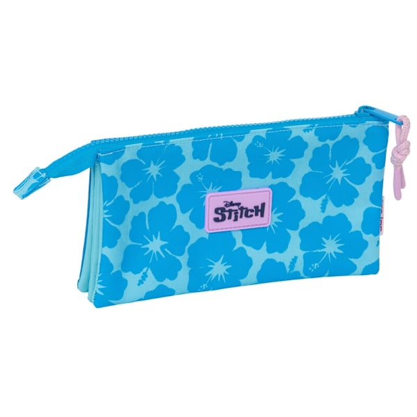 Disney Stitch Hawaii triple pencil case multifärg