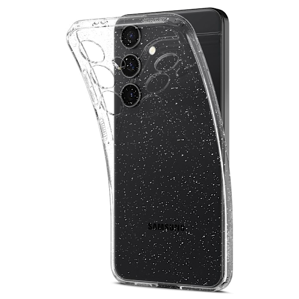 Spigen Liquid Crystal Case for Samsung Galaxy S24+ - Clear-Glitter Transparent || Silver