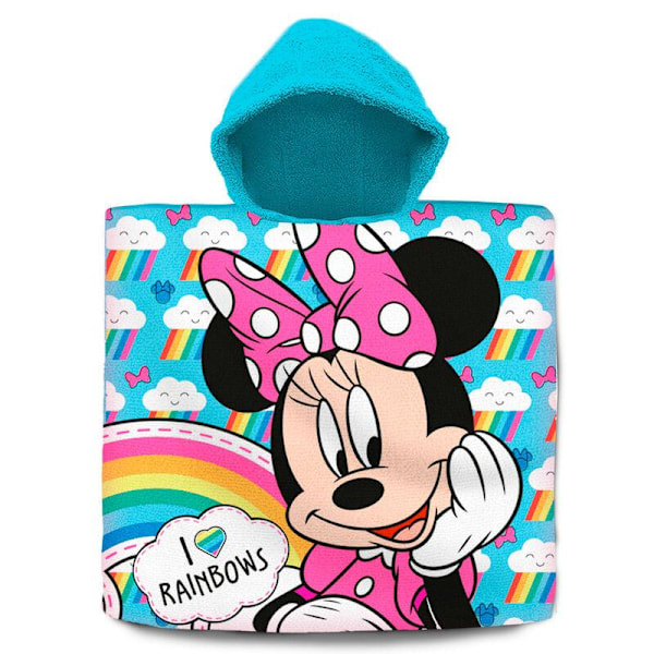 Disney Minnie cotton poncho towel Multicolor