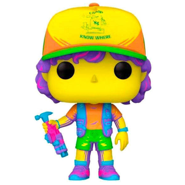 POP-figur Stranger Things Dustin i Beef Black Light Eksklusiv Multicolor