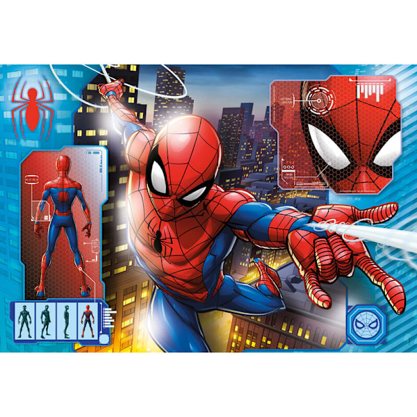 Marvel Spiderman puzzle 104pcs multifärg