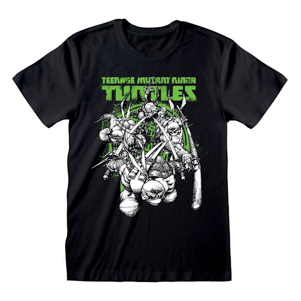 Teenage Mutant Ninja Turtles T-Shirt Freefall Size S multifärg