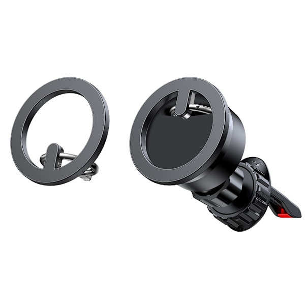 Joyroom kit multifunctional magnetic car holder ring phone support black (JR-ZS294) Black