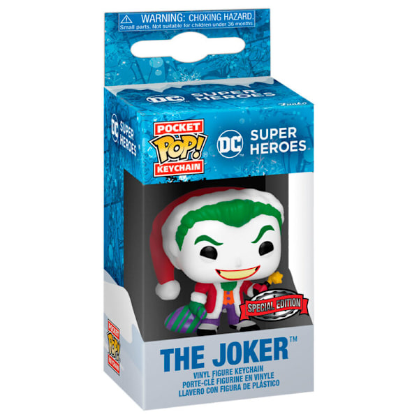 Pocket POP nøkkelring DC Comics Holiday The Joker Exlusive Multicolor