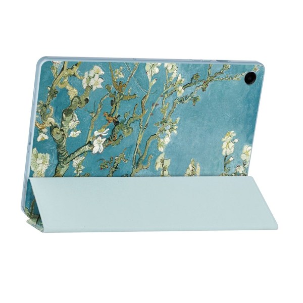 Tech-Protect SmartCase for Samsung Galaxy Tab A9+ 11&quot; X210 / X215 / X216 - blue with sakura flowers Blue