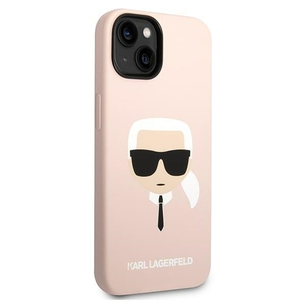 Karl Lagerfeld KLHCP14MSLKHLP iPhone 14 Plus 6.7 "hardcase pink / pink Silicone Karl's Head Pink