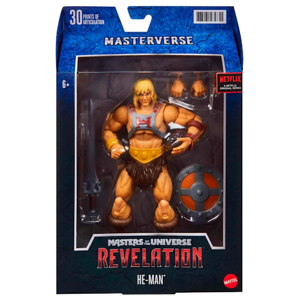 Masters of the Universe - Revelation He-Man figur 18cm Multicolor