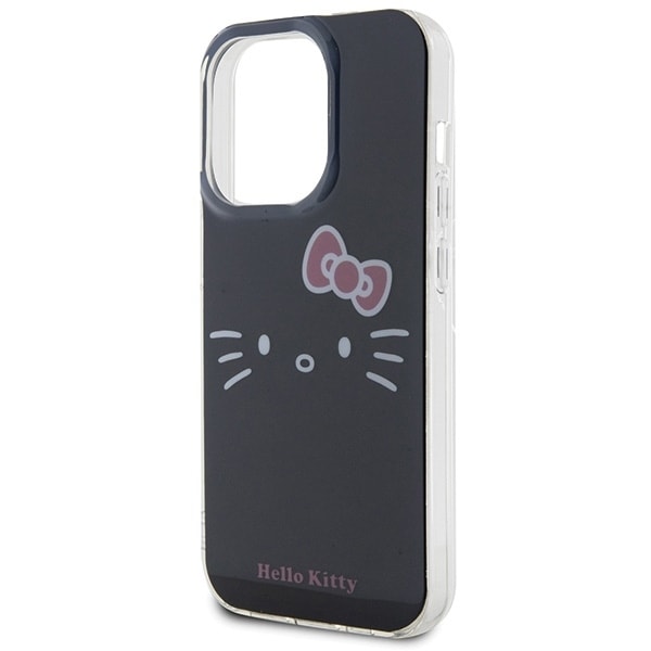 Hello Kitty IML Kitty Face case for iPhone 15 Pro - black Black