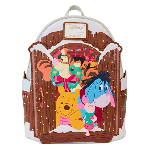 Loungefly Disney Winnie the Pooh Holiday Friends backpack Multicolor