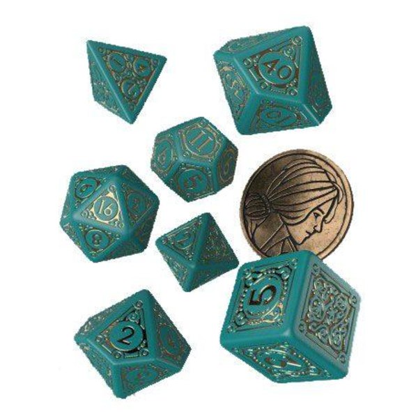 The Witcher Dice Sett Triss The Beautiful Healer (7) Multicolor