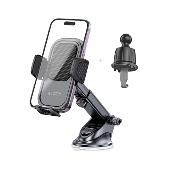 Tech-Protect V6 Car Phone Holder for Cockpit/Air Vent - Black Black