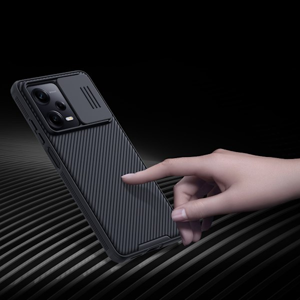 Nillkin CamShield Pro Case Case for Xiaomi Redmi Note 12 Pro / Poco X5 Pro 5G Cover with Camera Protector Black Black