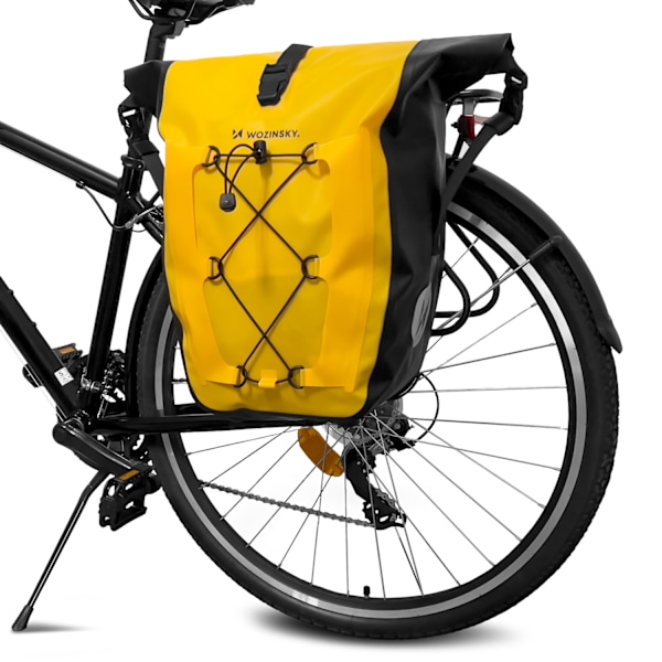 Wozinsky waterproof bicycle bag trunk pannier 25l yellow (WBB24YE) Yellow