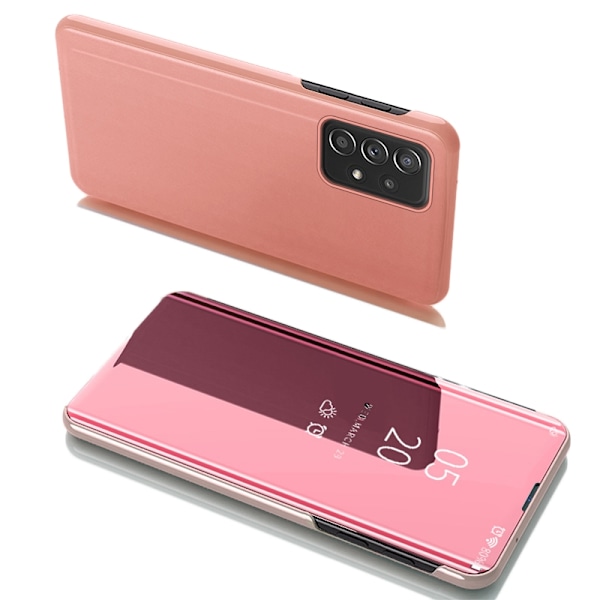 Clear View Case Flip Cover for Samsung Galaxy A53 5G pink Pink