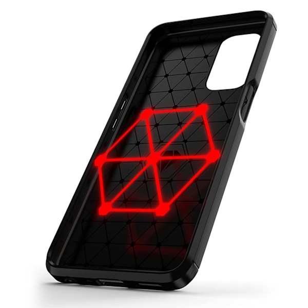 Carbon Case Flexible cover for OnePlus Nord N200 5G black Black