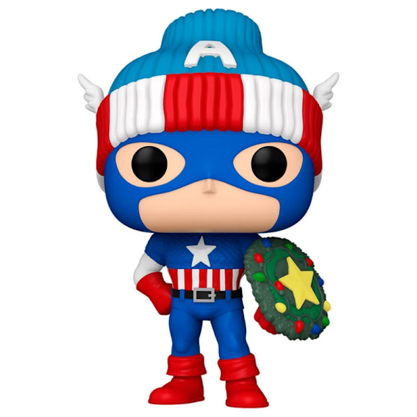 POP figure Marvel Captain America Holiday Multicolor