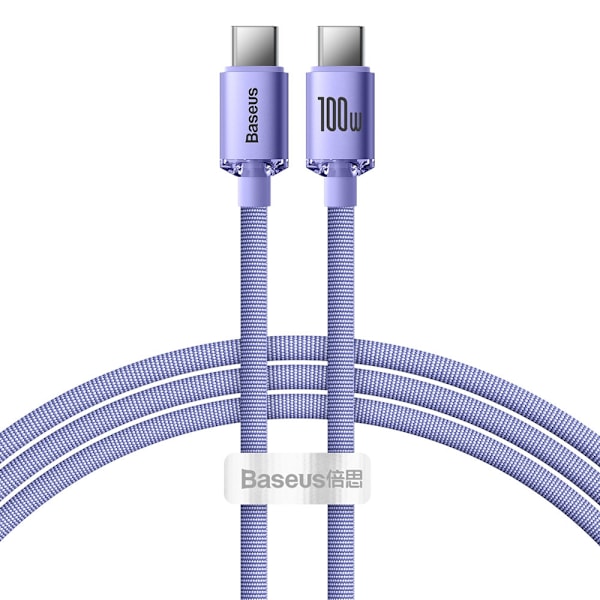 Baseus CAJY000701 USB-C - USB-C PD cable 100W 5A 480Mb/s 1.2m - purple Violet