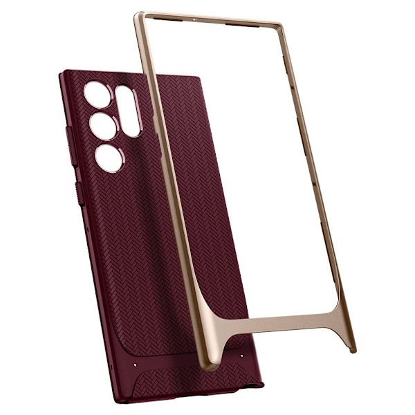 Spigen Neo Hybrid case for Samsung Galaxy S22 Ultra - burgundy Red