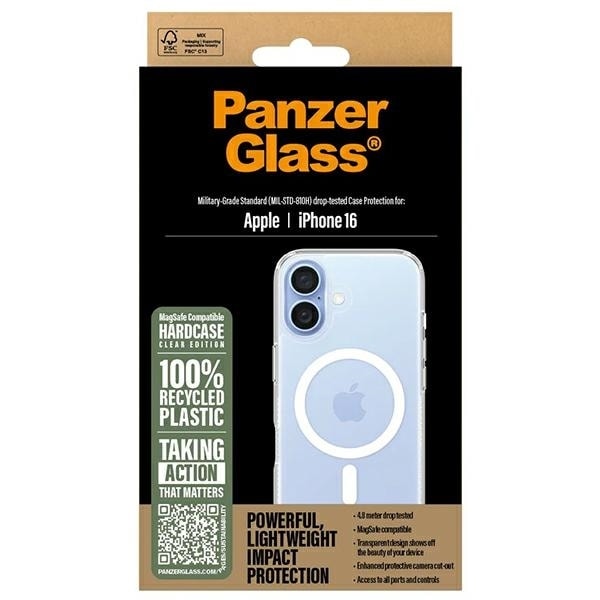 PanzerGlass HardCase iPhone 16 6.1&quot; white MagSafe 1291 White