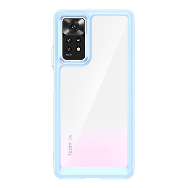 Outer Space Case Xiaomi Poco X5 Pro 5G / Redmi Note 12 Pro cover with flexible frame blue Blue