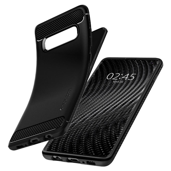 Spigen Rugged Armor Case for Samsung Galaxy S10 - Matte Black Black