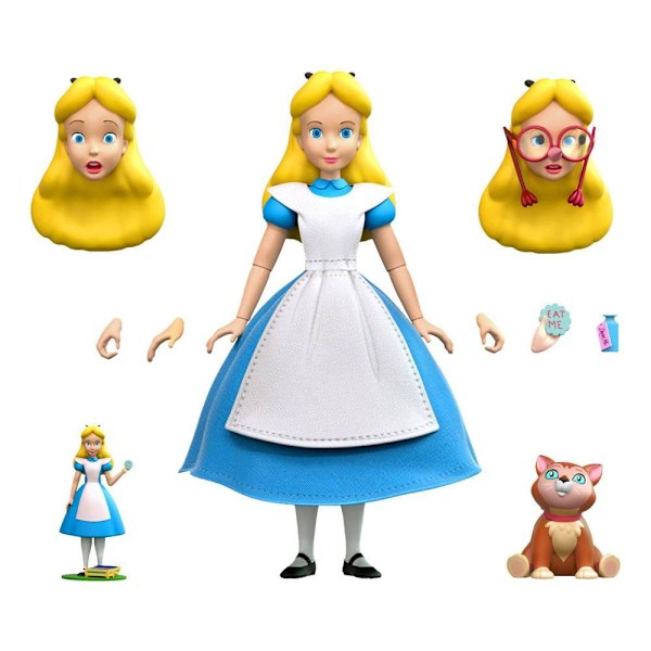 Alice in Wonderland Disney Ultimates Action Figure Alice 18 cm Multicolor