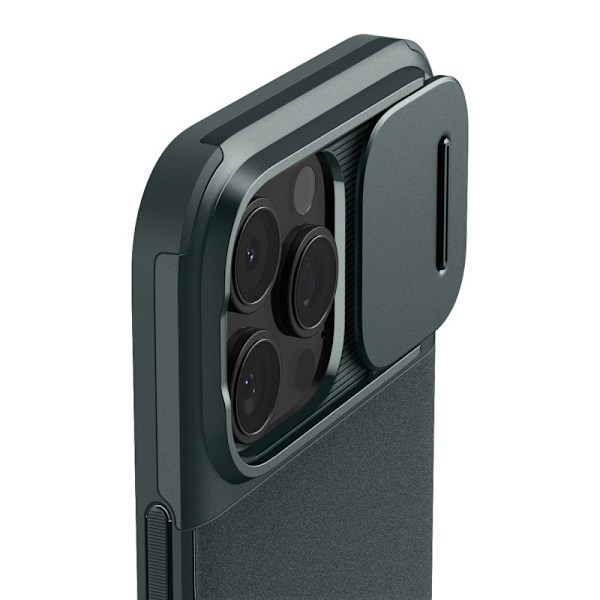 Spigen Optik Armor Mag Case with MagSafe for iPhone 16 Pro - Green Green