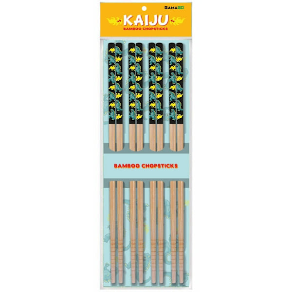 Godzilla: Kaiju Godzilla Bamboo Chopsticks Multicolor