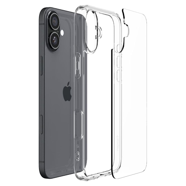 Spigen Ultra Hybrid iPhone 16 Case - Clear Transparent