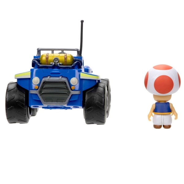 Mario Kart The Movie Toad Kart figure 7cm Multicolor