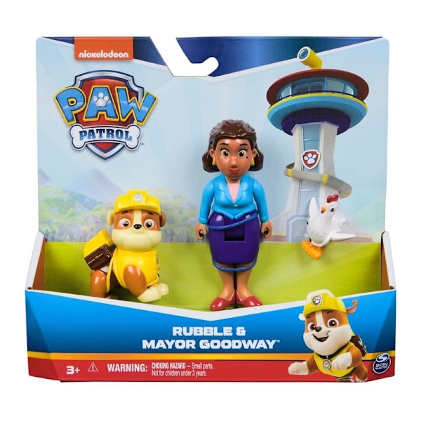 Paw Patrol Rubble Hero Pups pack 2 figures multifärg