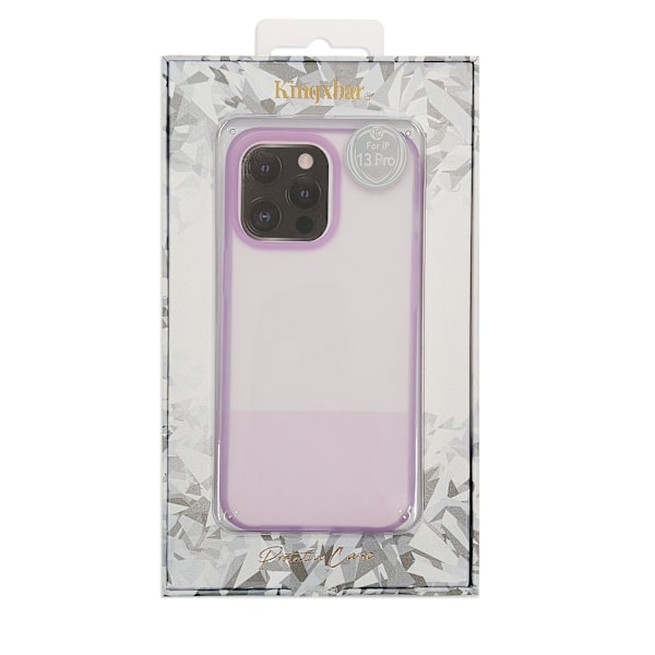 Kingxbar Plain Series case cover for iPhone 13 Pro silicone case purple Violet