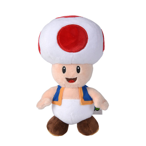 Nintendo Super Mario Toad plush toy 20cm Multicolor