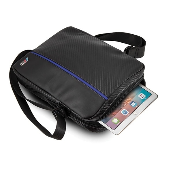 Torba BMW BMTB8CAPNBK Tablet 8" czarny/black Carbon / Blue Stripe Black