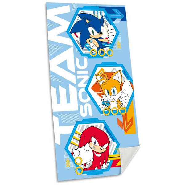 Sonic the Hedgehog cotton beach towel Multicolor