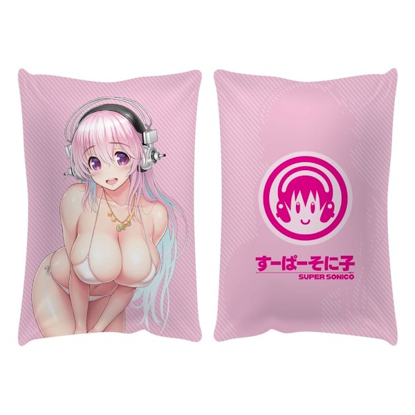 Super Sonico Pillow Super Sonico Swimsuit Version 50 x 35 cm Multicolor